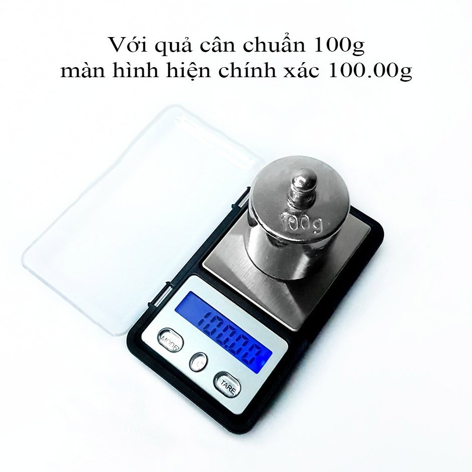 Cân Tiểu Ly Điện Tử Mini 200g 0.01g Siêu Chính Xác Bảo Hành 1 Năm Shop QUA