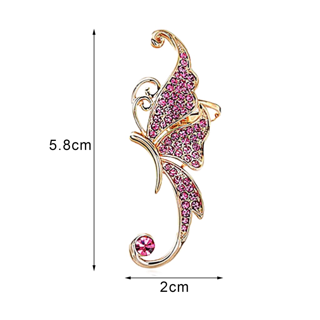 1 Khuyên Vành Tai Hình Cánh Bướm