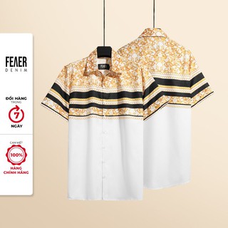 [Mã FAMALLT5 giảm 15% đơn 150K] Áo sơ mi họa tiết Chai mặc hằng ngày, đi chơi hoặc du lịch, chất Lụa chéo - FEAER