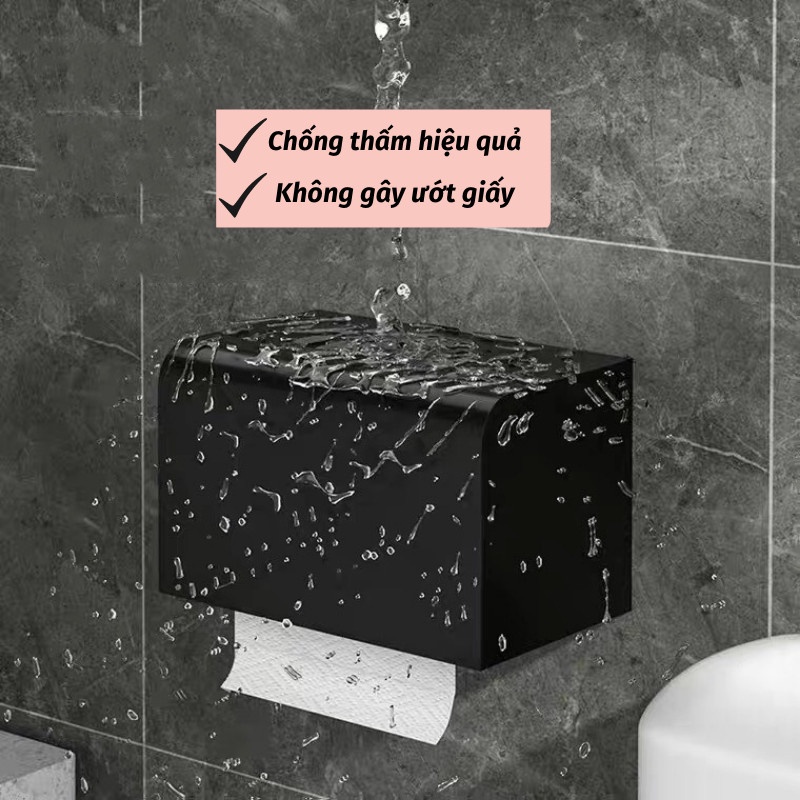 Hộp Đựng Giấy Hộp Giấy Vệ Sinh Nhà Tắm Hộp Giấy Inox Siêu Bền Chống Thấm Nước Mẫu Mới Titan Store