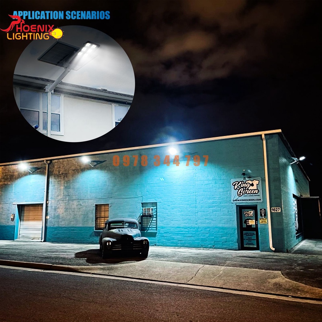 Đèn Năng Lượng Mặt Trời Cao Cấp Solar Light - Đèn Bàn Chải - Chính Hãng - BH 12 Tháng