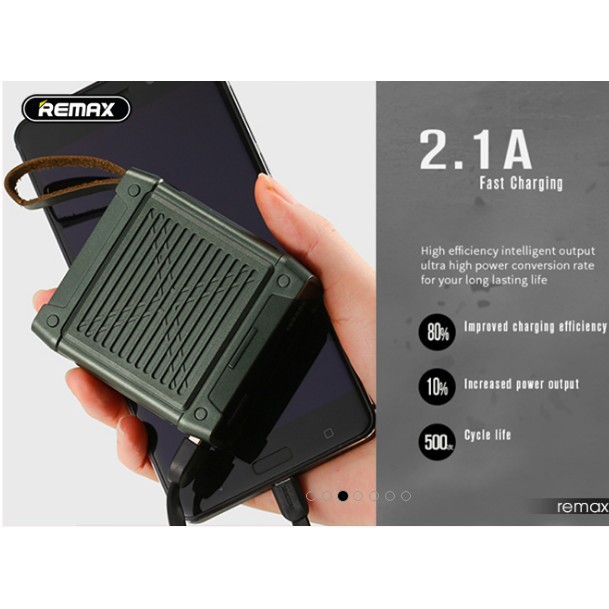 Sạc Dự Phòng 10000mah Armory RPP-79 REMAX - Hàng chính hãng