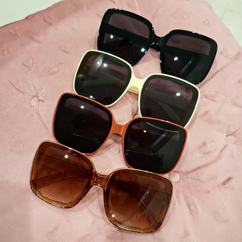 Kính Râm Gọng Tròn/Gọng Vuông Thời Trang Chống Tia UV, Đi Biển, Chụp Hình Phong Cách Trẻ Trung Sang Chảnh Cho Nữ