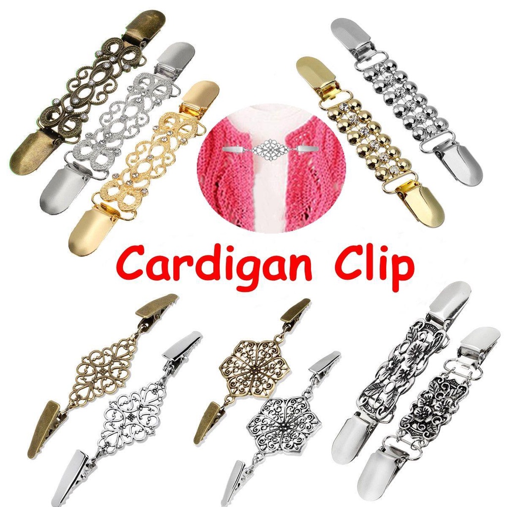 Kẹp Cài Áo Cardigan Phong Cách Cổ Điển Thời Trang