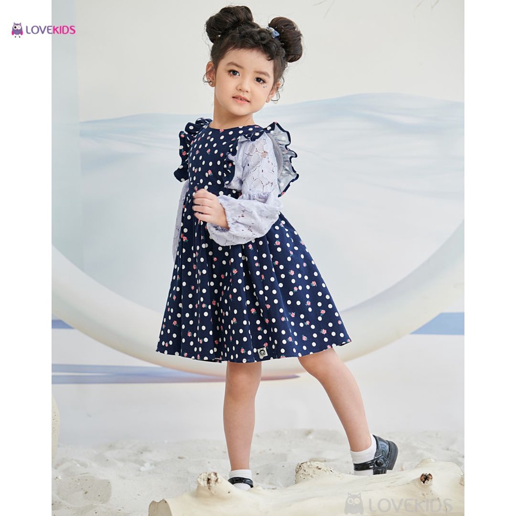 Váy yếm vai bèo - Lovekids