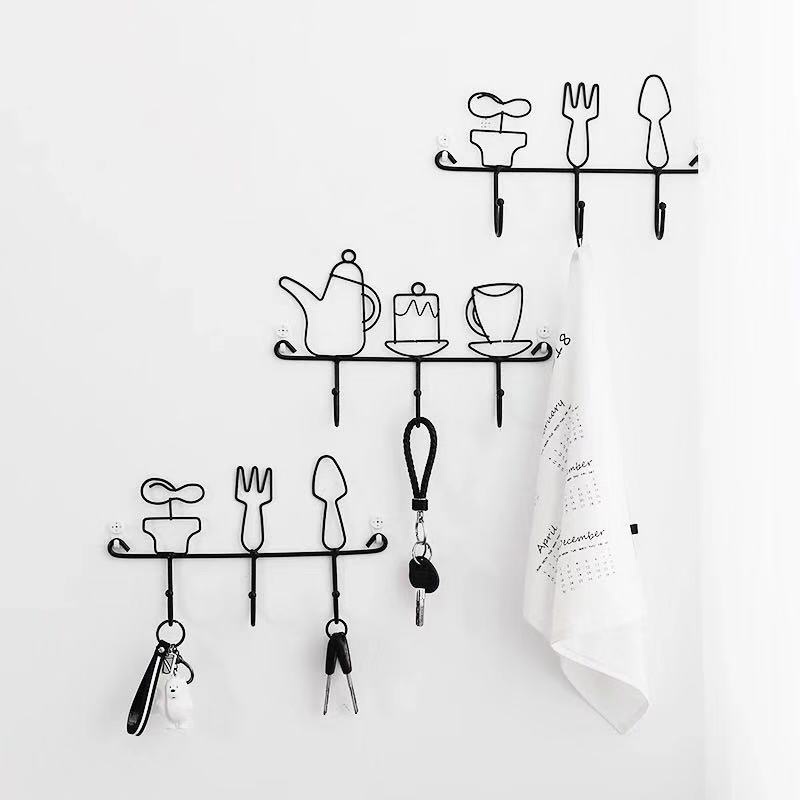 Móc treo đồ hình vật dụng nhà bếp siêu đáng yêu