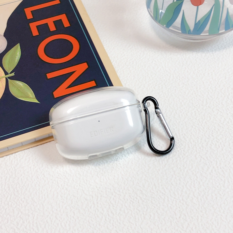 EDIFIER EDIFIER Vỏ Bảo Vệ Hộp Đựng Tai Nghe Airpods Trong Suốt In Hình Hoạt Hình Đáng Yêu Kèm Móc Treo