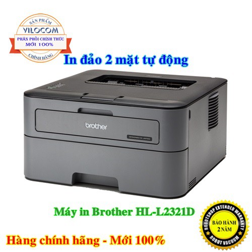 MÁY IN LASER BROTHER HL-L2321D, Hàng chính hãng Mới 100%, bảo hành 24 tháng