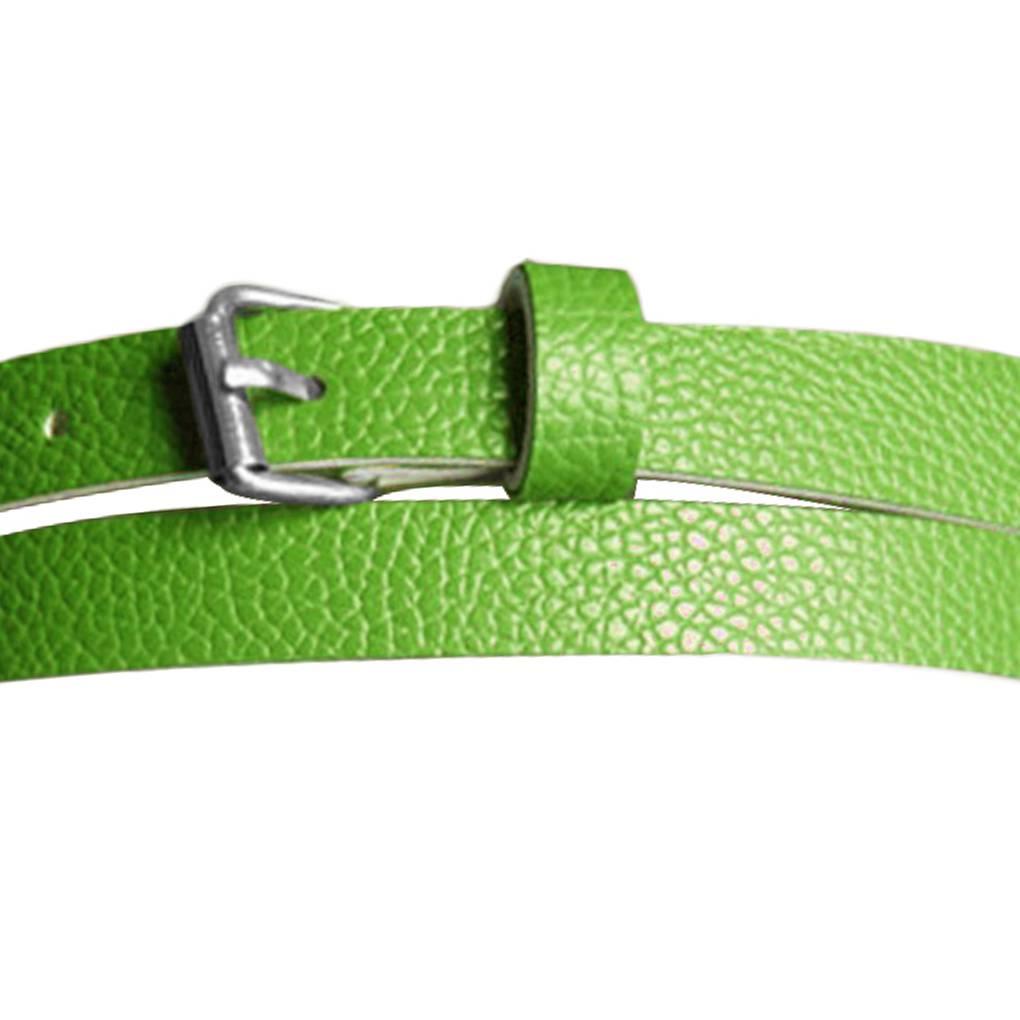 Thắt Lưng Da PU Màu Kẹo Ngọt Thời Trang Cho Nữ