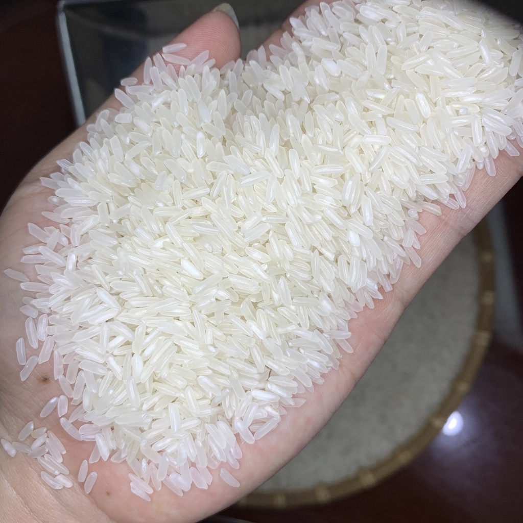 Gạo Lài Miên Túi 10kg - Thuộc dòng gạo dẻo vừa, hạt gạo trắng bóng ...