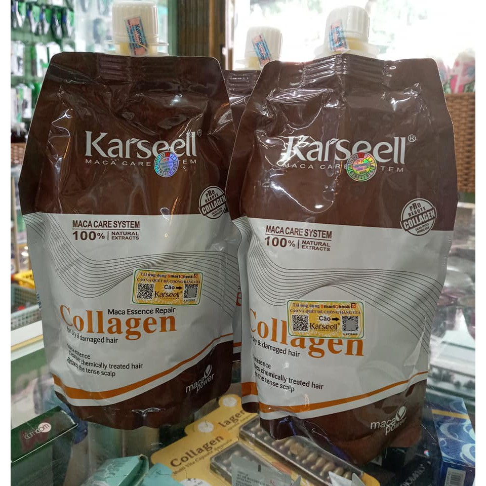 DẦU HẤP TÓC KARSEELL MACA COLLAGEN MẪU MỚI 2019 500ML | BigBuy360 - bigbuy360.vn