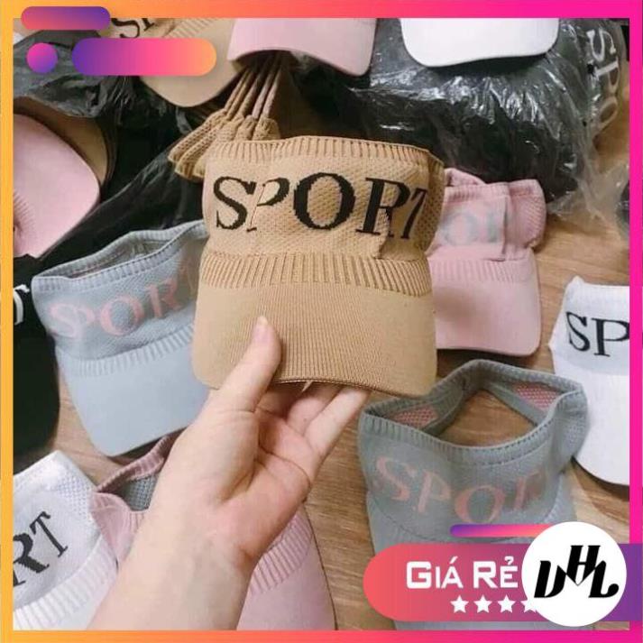 Mũ thể thao nửa đầu SPORT [ FREE SHIP ] nón kết nửa đầu thời trang dành cho nữ phong cách Hàn Quốc