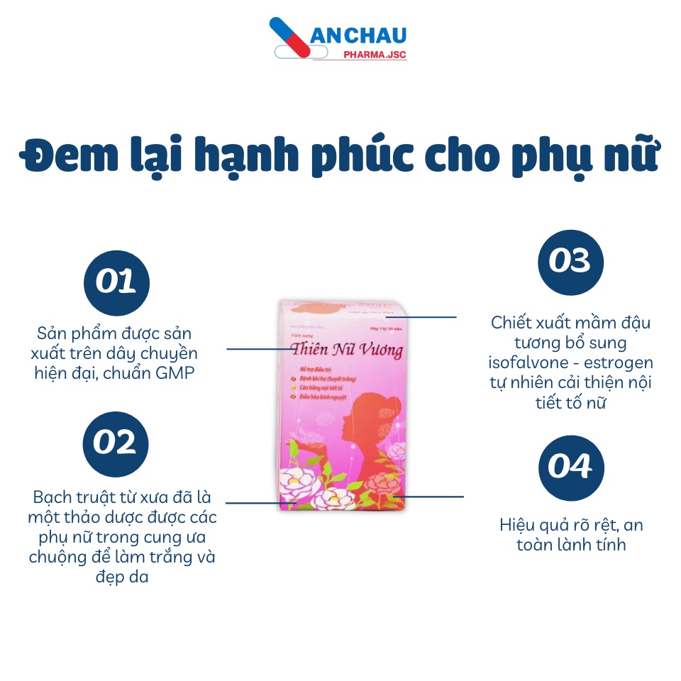 Thiên Nữ Vương giúp điều hoà kinh nguyệt, giảm khí hư huyết trắng