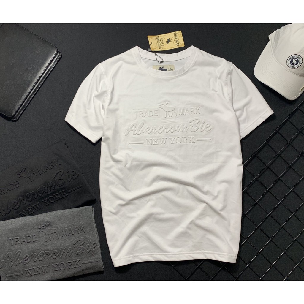 Áo thun nam FREESHIP áo phông cổ tròn dập nổi thun cotton cao cấp - thời trang nam Siiibe