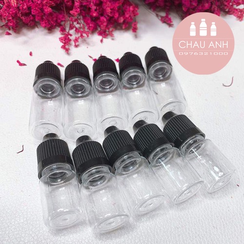 Chai nhựa 5ml, 10ml đựng mực xăm