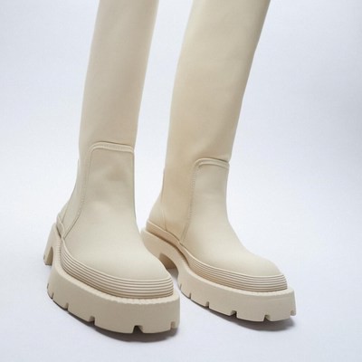 BỐT CAO SU CAO CỔ DA ZARA NỮ ĐI MƯA