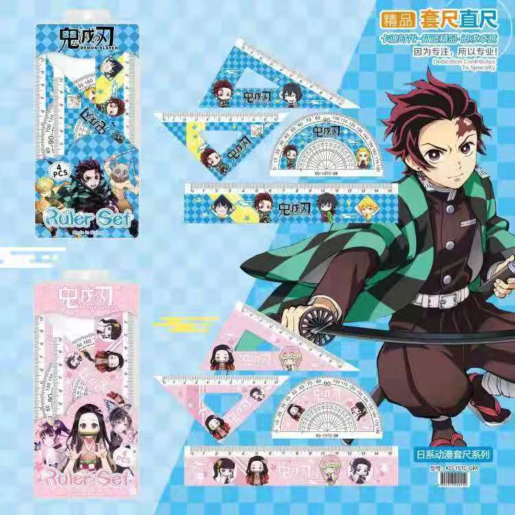 Bộ 4 Thước Đo Lường Phong Cách Anime Nhật Bản