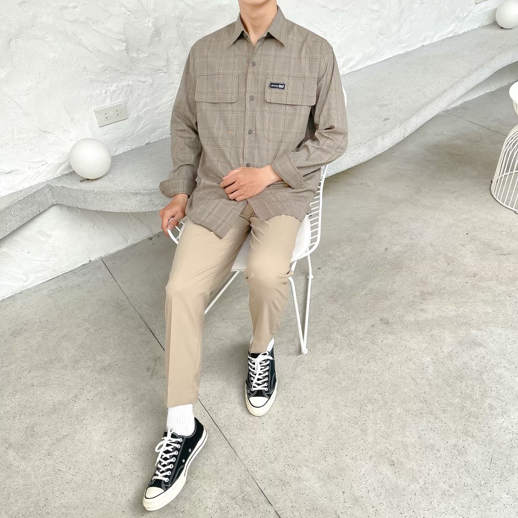 Áo Khoác Sơ Mi Caro Hàn Quốc RETRO SHIRT
