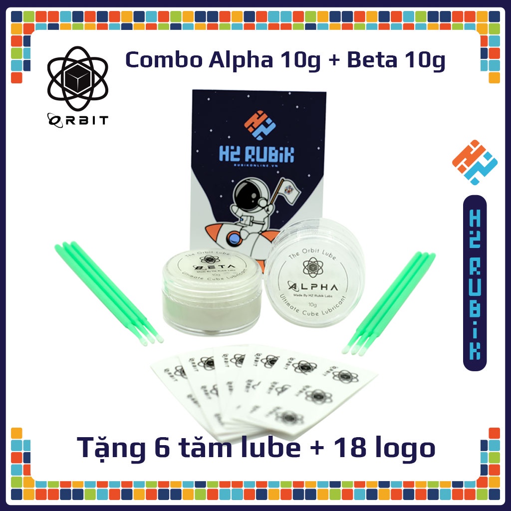 Dầu bôi trơn rubik Orbit Alpha Lube và Beta Lube cao cấp H2 Rubik Shop