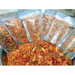 BỊCH 100 GRAM KHÔ GÀ LÁ CHANH SIÊU NGON VỊ TRUYỀN THỐNG