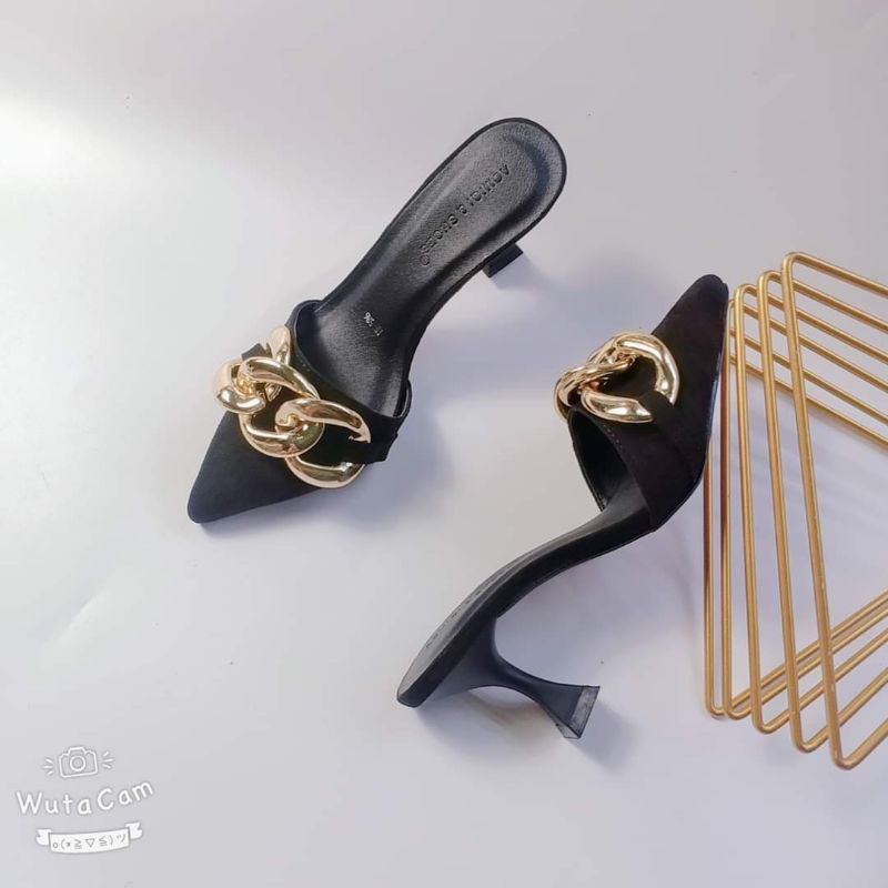 SỤC GÓT 4P PHỐI DÂY XÍCH HÀNG CAO CẤP ẢNH THẬT SHOP CHỤP | BigBuy360 - bigbuy360.vn