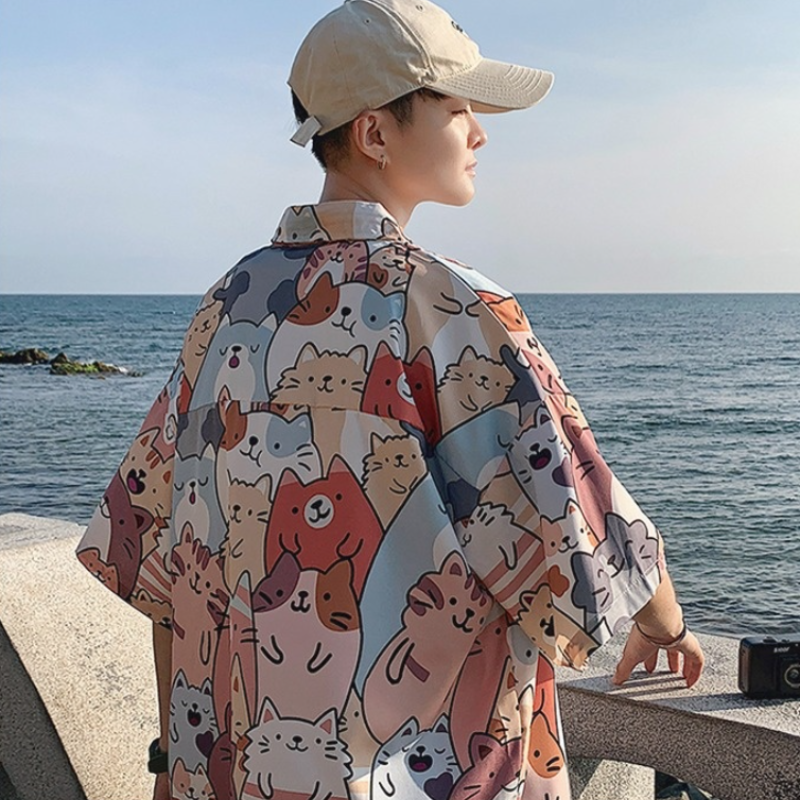 Áo Sơ Mi Tay Ngắn Thời Trang Cho Nam Và Nữ