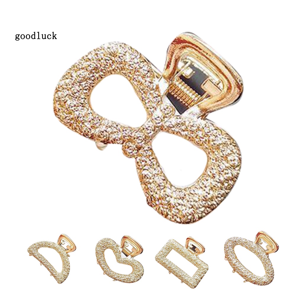 Chúc may mắn| Kẹp Tóc Hình Nơ / Chữ Nhật / Trái Tim / Mặt Trăng / Elip Đơn Giản Cho Nữ