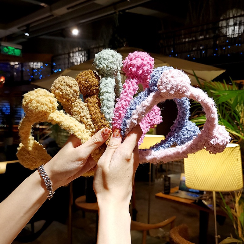 Cài Tóc Vải Nhung Hình Tai Thỏ Dễ Thương Thời Trang Thu Đông Phong Cách Hàn Quốc Cho Nữ