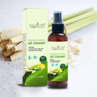 Tinh dầu xịt phòng sả chanh Tinh Dầu 100