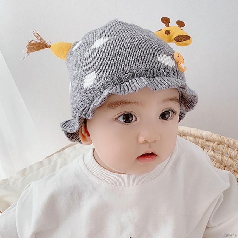 Mũ len ấm áp hình chú nai xinh xắn dành cho bé