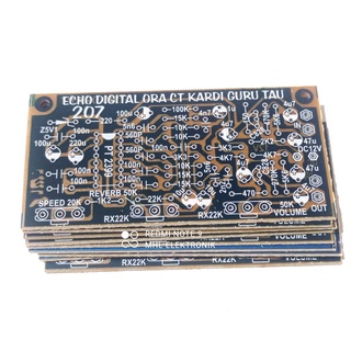 Bảng mạch pcb không ct 207 echo pt2399