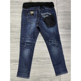 Quần Jean Dáng Boy Nút Dư Xịn