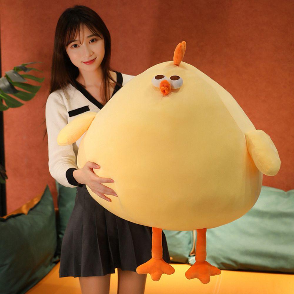 Thú Nhồi Bông Hình Gà Con Mềm Mại Đáng Yêu Cho Bé
