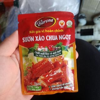 Xốt Gia Vị Hoàn Chỉnh Sườn Xào Chua Ngọt