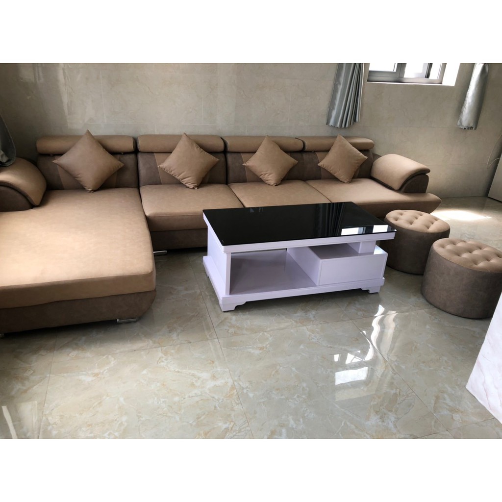 Bàn ghế sofa da phòng khách cao cấp