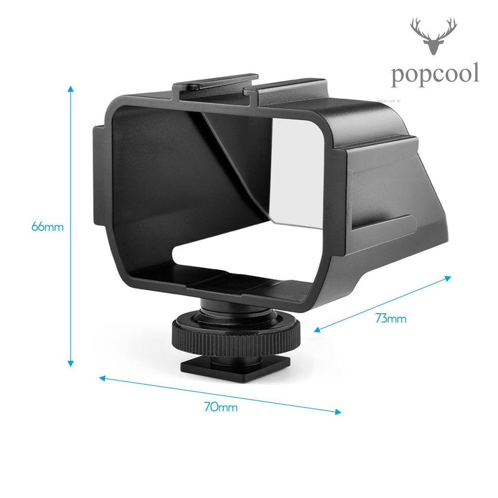 Gương Lật Andoer Màn Hình Máy Ảnh Vlog Với 3 Ngàm Gắn Đèn LED / Micro Mini Cho A6000 / A6300 / A6500 / A72 Series / A73 Series Z6 / Mis7 | BigBuy360 - bigbuy360.vn