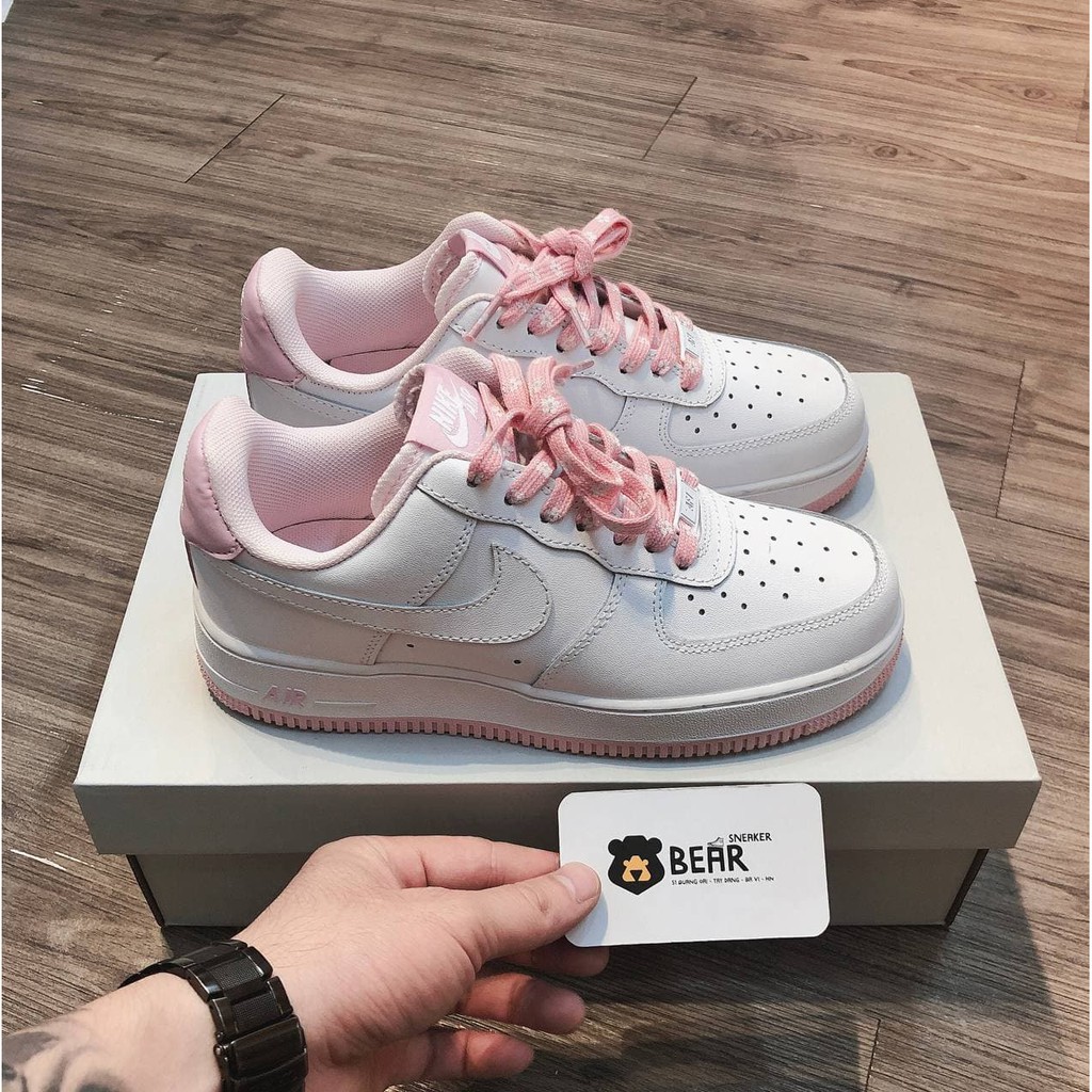 Giày thể thao AF1 Junior hồng [ cam kết một một - Full box ] giày thể thao quốc dân siêu hot 2021