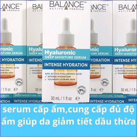 Tinh Chất Cấp Nước Dưỡng Ẩm Balance Active Formula Hyaluronic Deep Moisture Serum 30ml