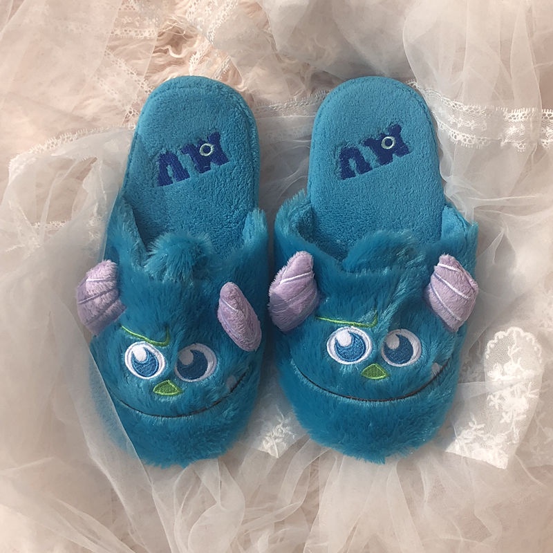 Dép bông họa tiết hoạt hình dễ thương để đi trong nhà