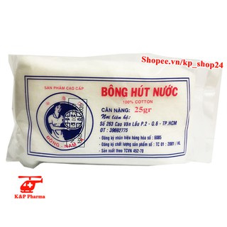 ❤ Bông Hút Nước Baby 25g – Bông y tế 100% cotton