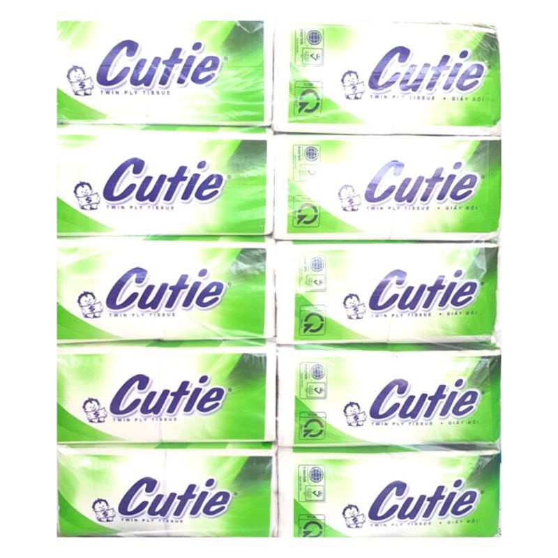 Giấy rút 2 lớp Cutie bịch 95x190mm