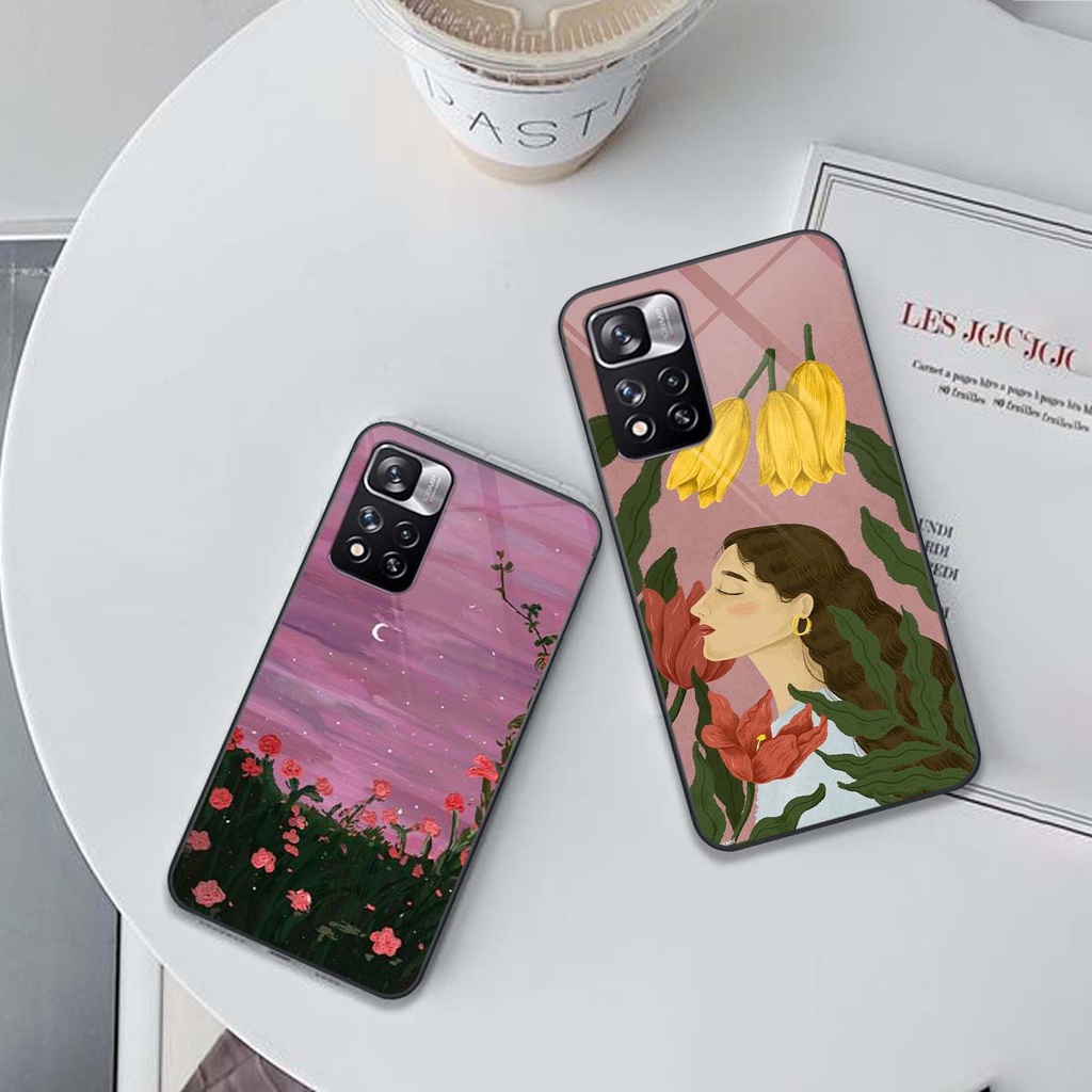 Ốp lưng kính cường lực Xiaomi Redmi Note 11 / Note 11S / Redmi Note 11 Pro 5G
