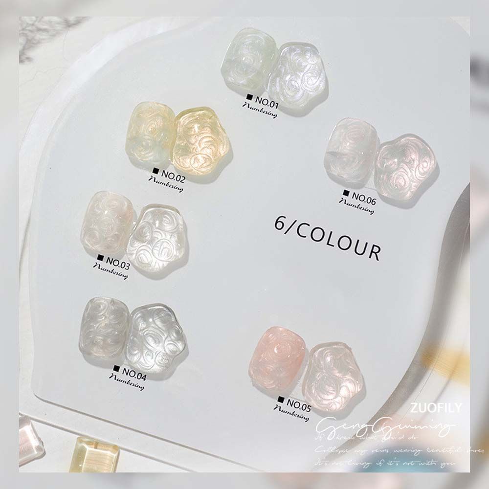 [Hàng mới về] Gel sơn móng tay ánh ngọc trai lấp lánh thời trang thu đông độc đáo