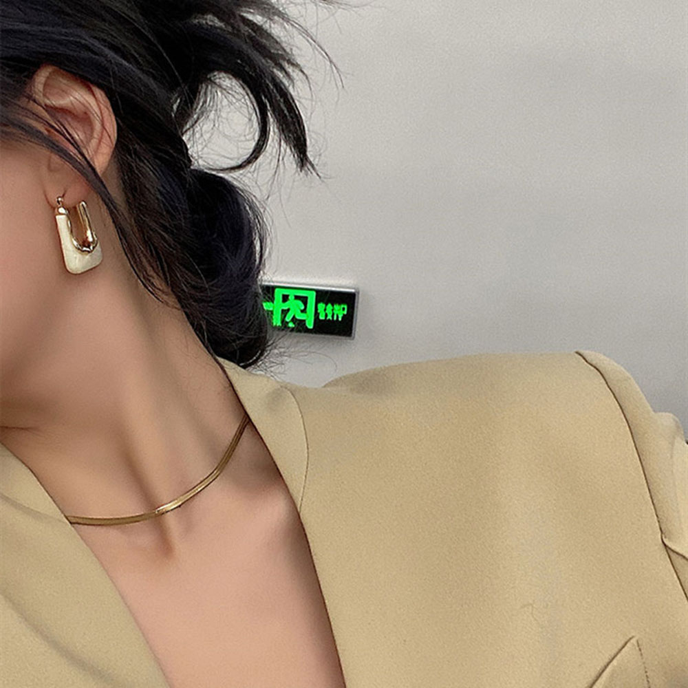 Hoa Tai Dạng Vòng Thời Trang Dành Cho Nữ