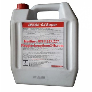 Chất chống thấm Intoc 04 super can 5 lít dành cho sàn mái