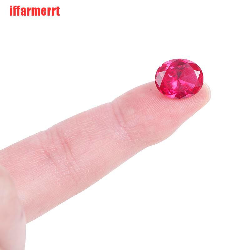 Đá Ruby Đỏ 10x12mm