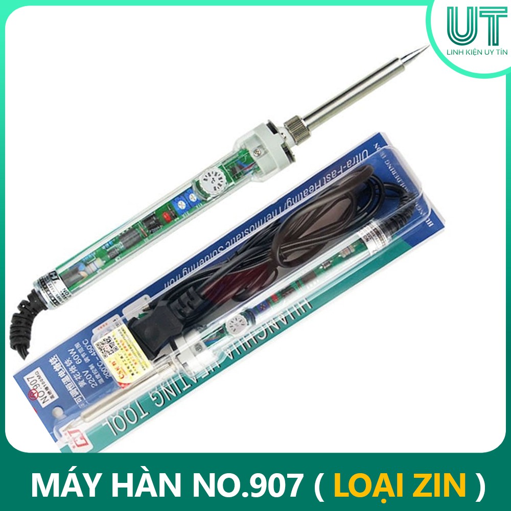 Máy hàn tay điều chỉnh nhiệt độ NO.907 - 60W ( LOẠI ZIN CHÍNH HÃNG )