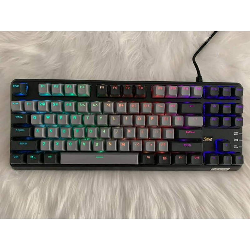 Phím cơ Fuhlen M87s chính hãng blue sw keycap pbt sa