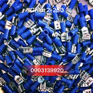 Cos ghim xanh 2-250, cos ghim đỏ 1,25-250 bằng thau