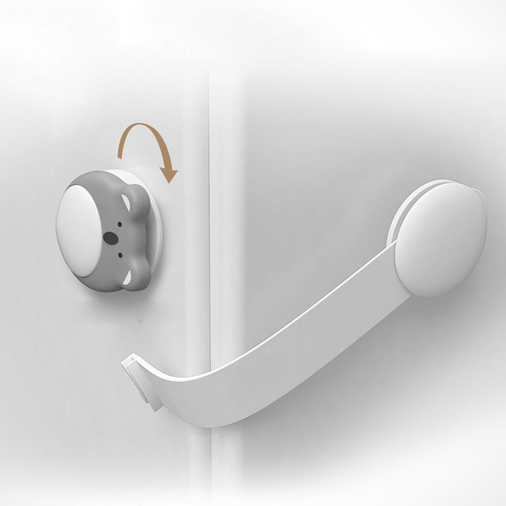 Khóa Cửa Tủ Lạnh / Đồ Nội Thất Chống Kẹp Tay Bảo Vệ An Toàn Cho Bé